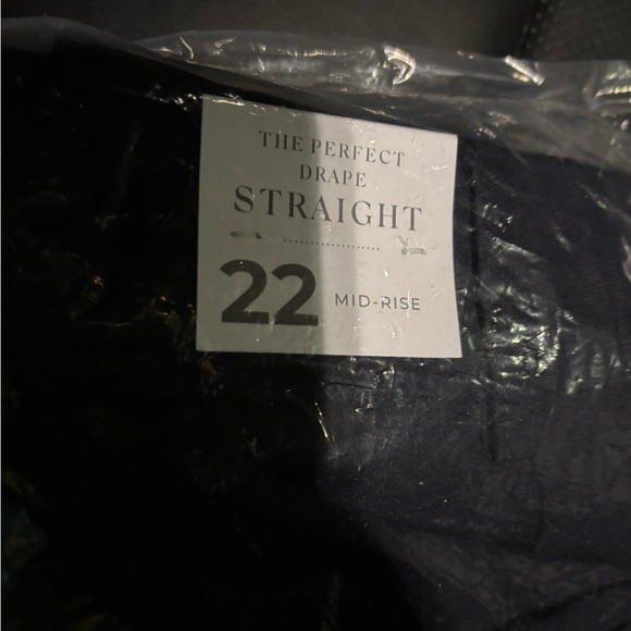 Lane Bryant Pants - Lane Bryant - The Perfect Drape - Straight Navy Dress Pants